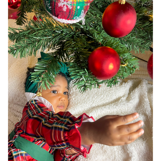 Big Bow Headband - Dark Green