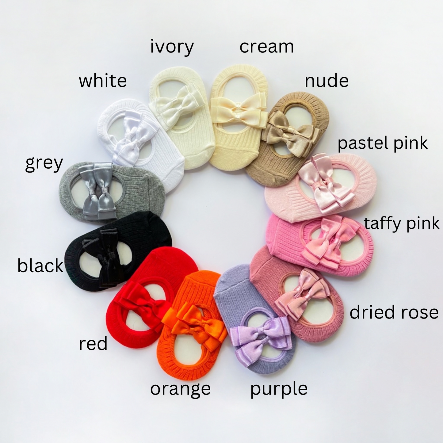 Satin Bow Socks - Baby Girl Gifts