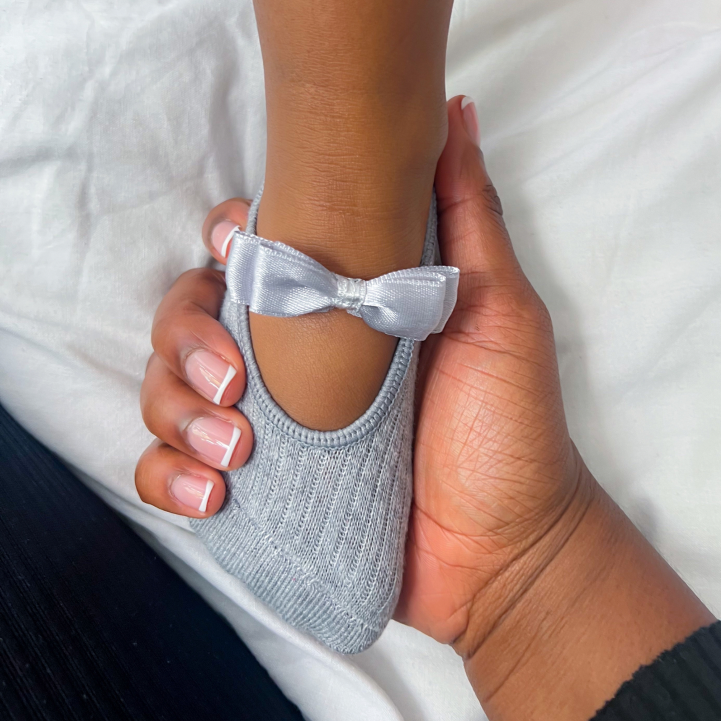 Satin Bow Socks - Baby Girl Gifts