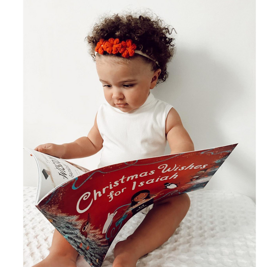 Baby Girl Red Flower Headbands