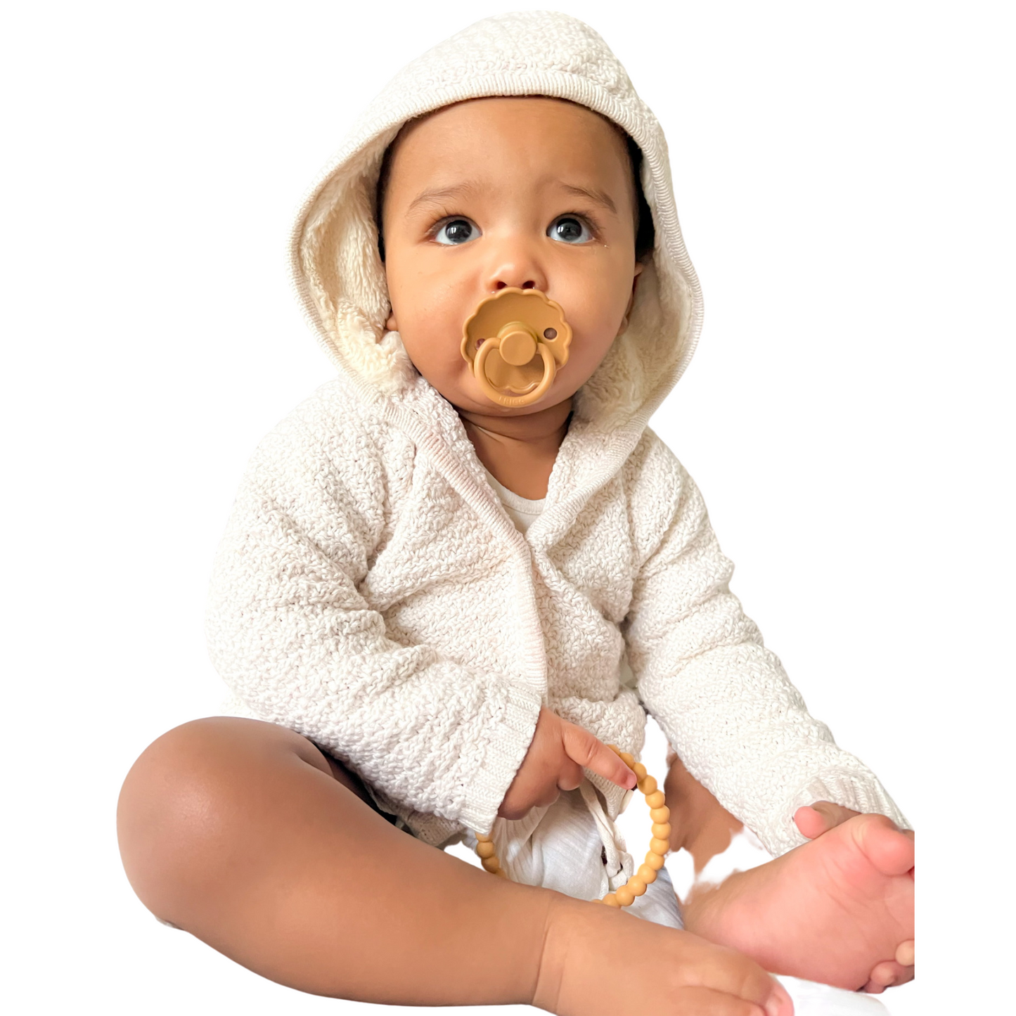 FRIGG Daisy - Cappuccino Silicone Pacifier