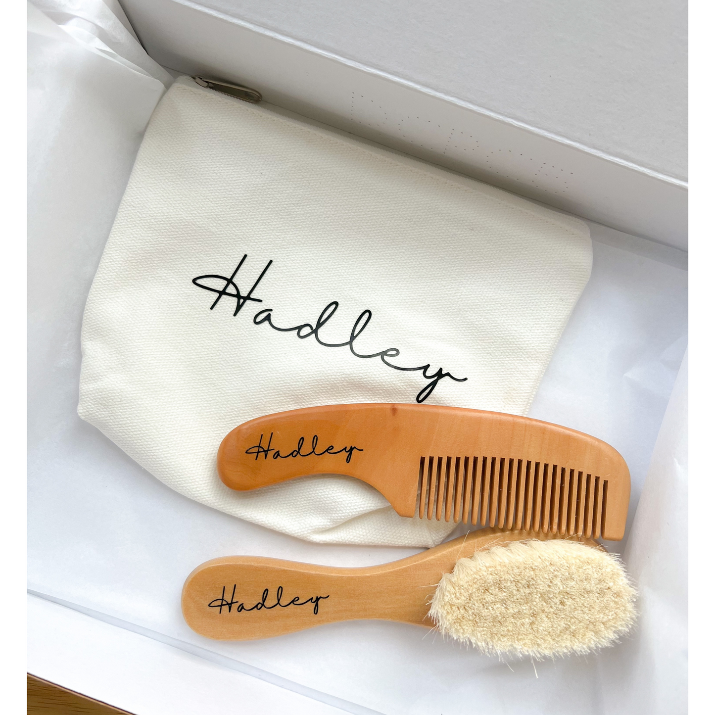 Personalised - Baby Soft Brush and Comb