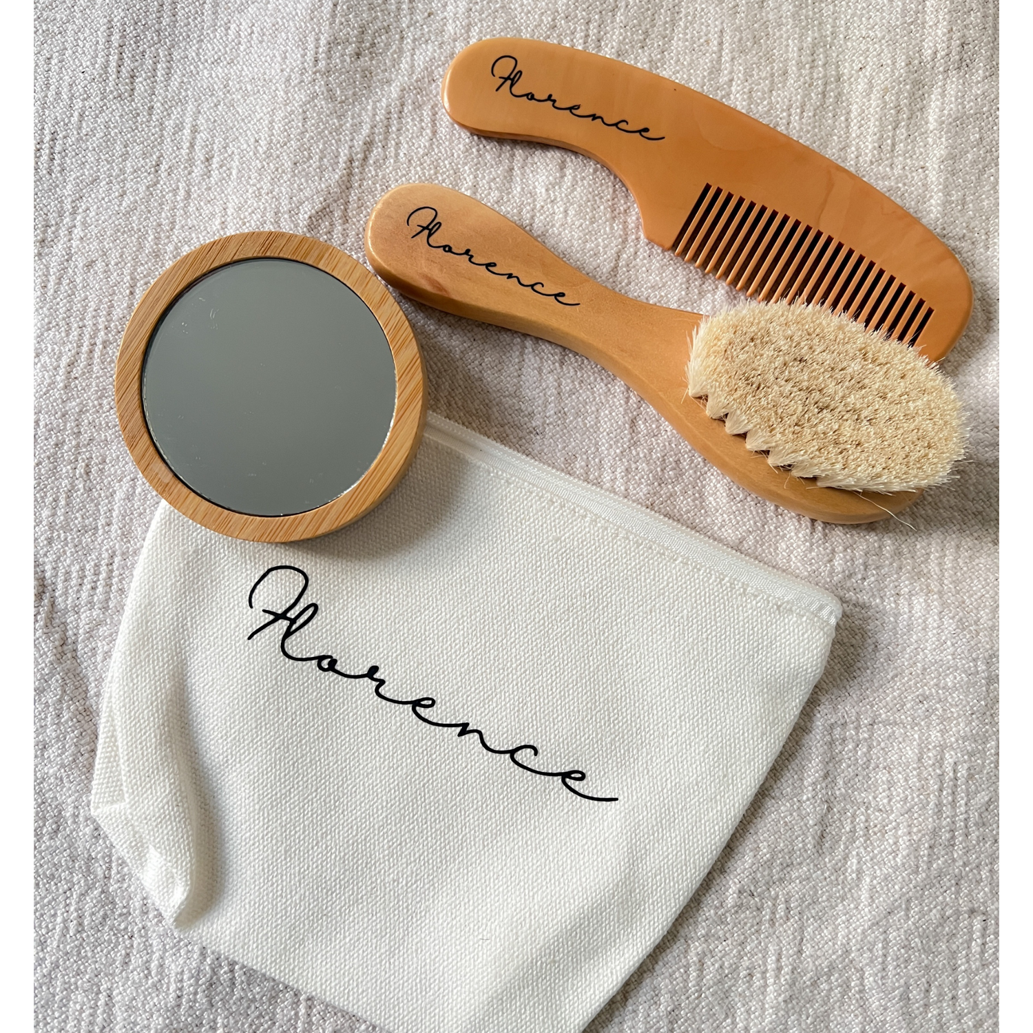 Personalised baby best sale hair brush