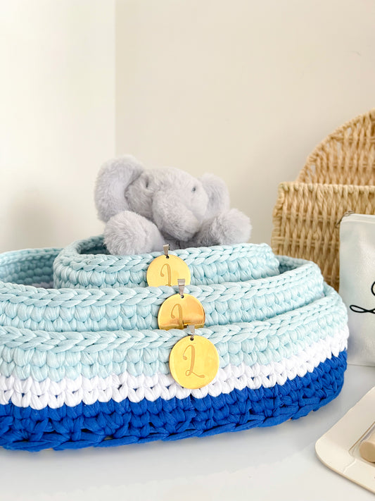 3 Blue Baby Essentials Organiser