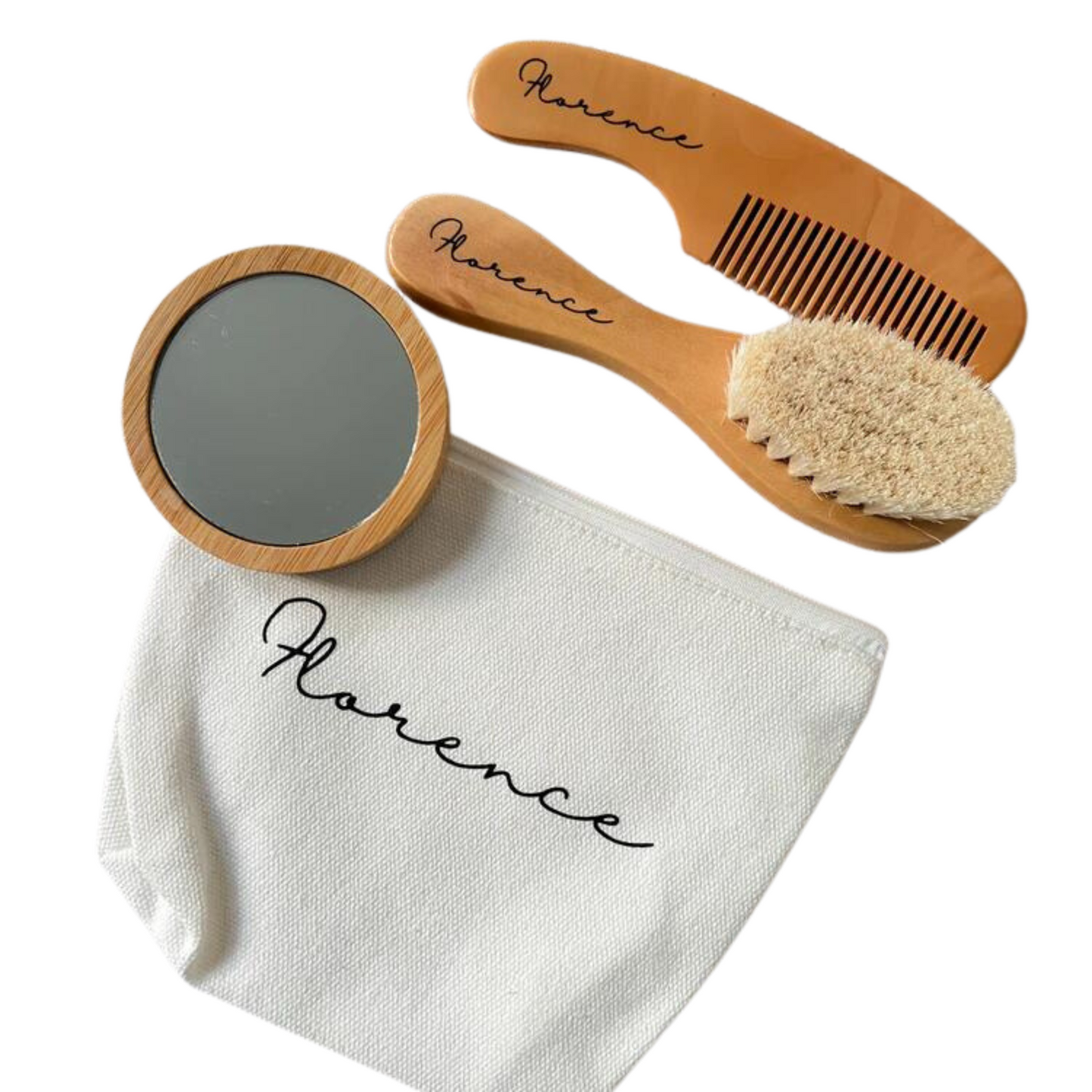 Personalised - Baby Soft Brush and Comb