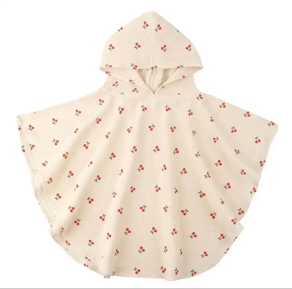 Swimming Poncho - Cherry Print